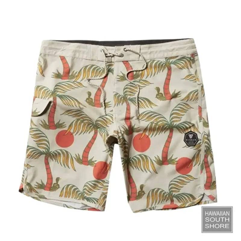 VISSLA Boardshorts El Tigre 30-34 Dune Color - CLOTHING - [Surfboards Surf Shop and Clothing Boutique Honolulu]