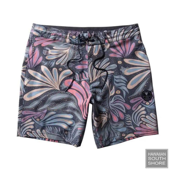 VISSLA Boardshorts JUNGLE NIGHT 17.5&quot; 32-38 Phantom color - CLOTHING - [Surfboards Surf Shop and Clothing Boutique Honolulu]