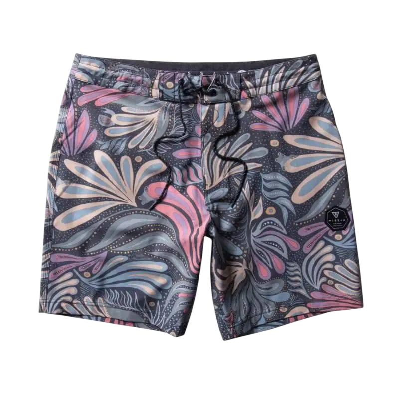 VISSLA Boardshorts JUNGLE NIGHT 17.5" 32-38 Phantom color - CLOTHING - [Surfboards Surf Shop and Clothing Boutique Honolulu]