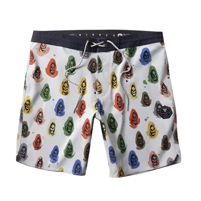 VISSLA Boardshorts Lost Souls 18.5"/28"-36"/Bone - CLOTHING - [Surfboards Surf Shop and Clothing Boutique Honolulu]