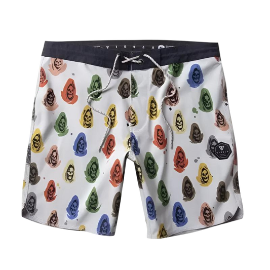 VISSLA Boardshorts Lost Souls 18.5"/28"-36"/Bone - CLOTHING - [Surfboards Surf Shop and Clothing Boutique Honolulu]