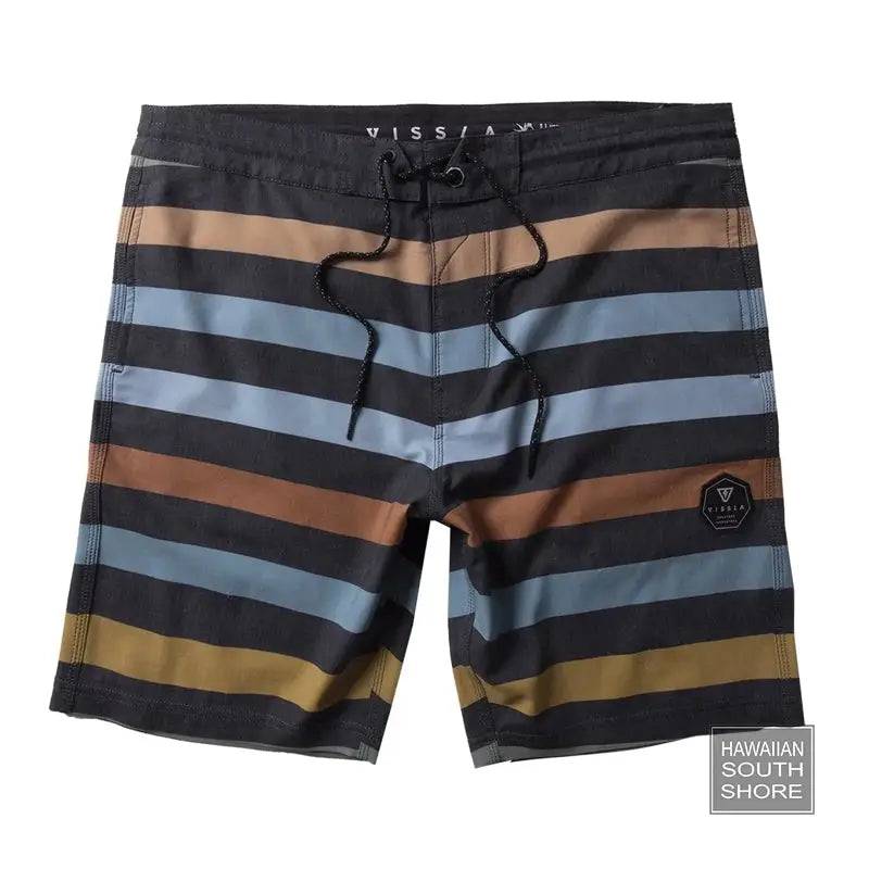 VISSLA Boardshorts Parallels 18.5" 30-33 Phantom Color - CLOTHING - [Surfboards Surf Shop and Clothing Boutique Honolulu]