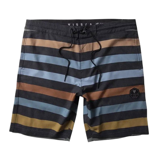 VISSLA Boardshorts Parallels 18.5" 30-33 Phantom Color - CLOTHING - [Surfboards Surf Shop and Clothing Boutique Honolulu]