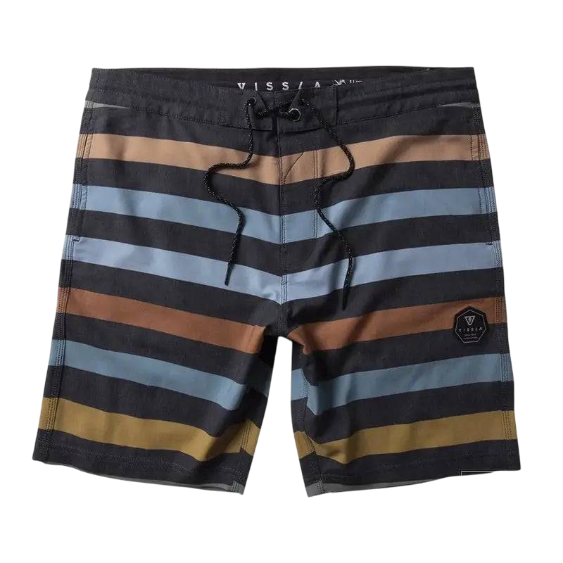 VISSLA Boardshorts Parallels 18.5" 30-33 Phantom Color - CLOTHING - [Surfboards Surf Shop and Clothing Boutique Honolulu]