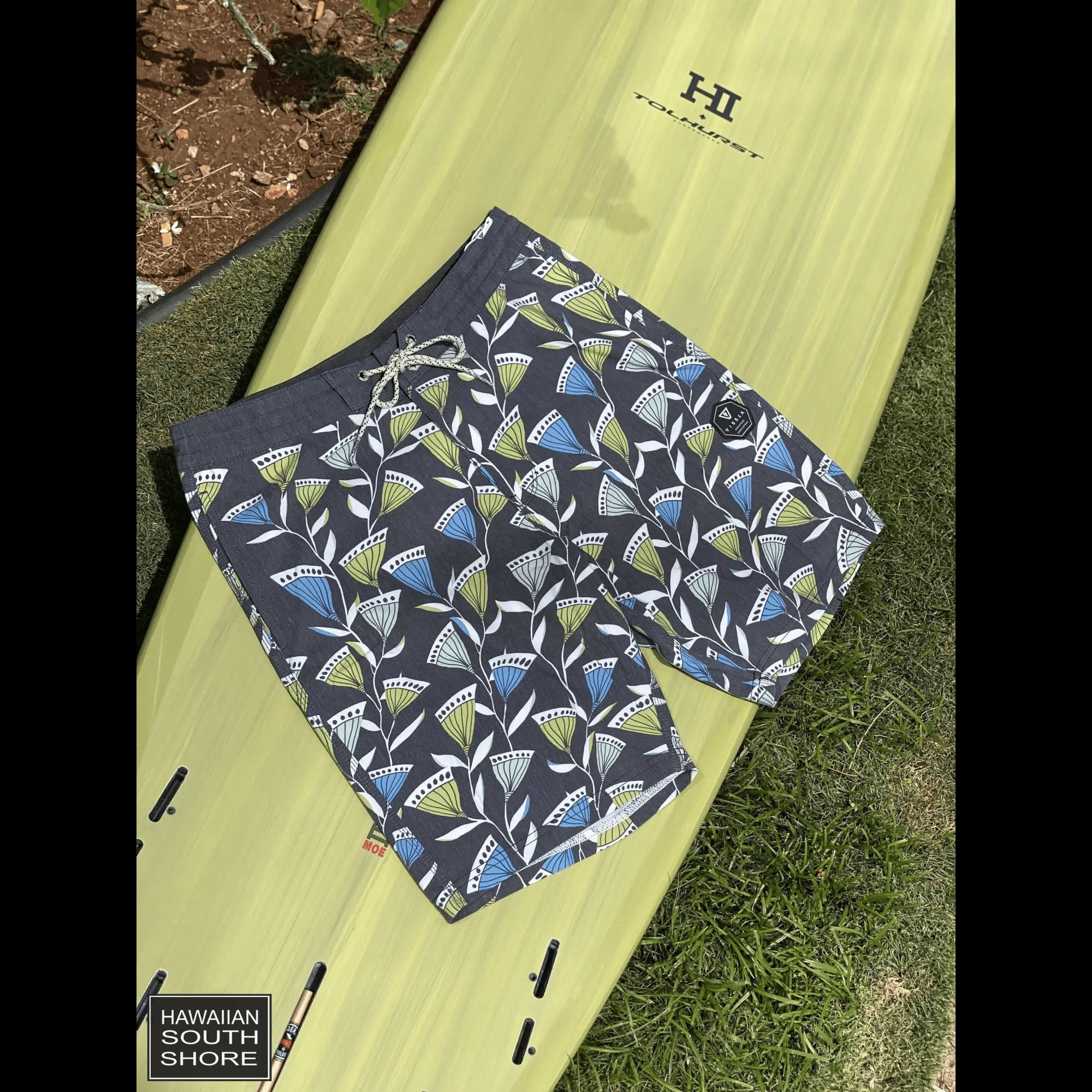 VISSLA Boardshorts Pono 18.5" 29-34 PHANTOM - CLOTHING - [Surfboards Surf Shop and Clothing Boutique Honolulu]