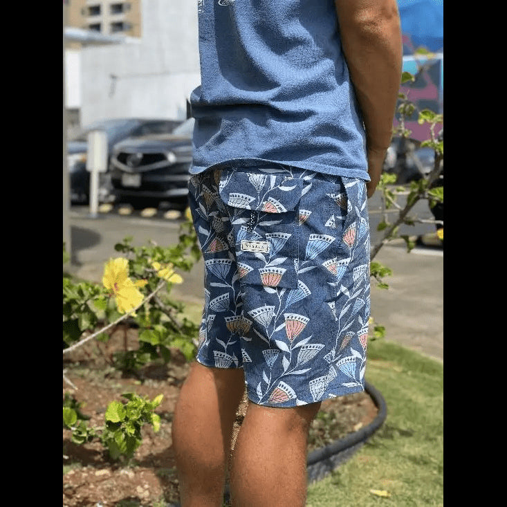 VISSLA Boardshorts Pono 18.5" 31-34 Dark Naval Color - CLOTHING - [Surfboards Surf Shop and Clothing Boutique Honolulu]