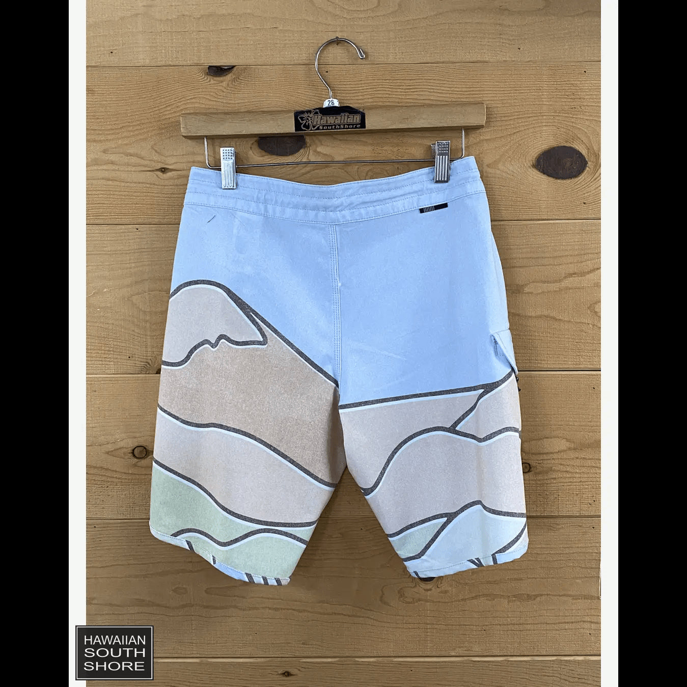 VISSLA Boardshorts Real Fun Eyes 28-31 Aqua Color - CLOTHING - [Surfboards Surf Shop and Clothing Boutique Honolulu]