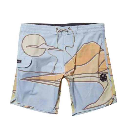 VISSLA Boardshorts Real Fun Eyes 28-31 Aqua Color - CLOTHING - [Surfboards Surf Shop and Clothing Boutique Honolulu]