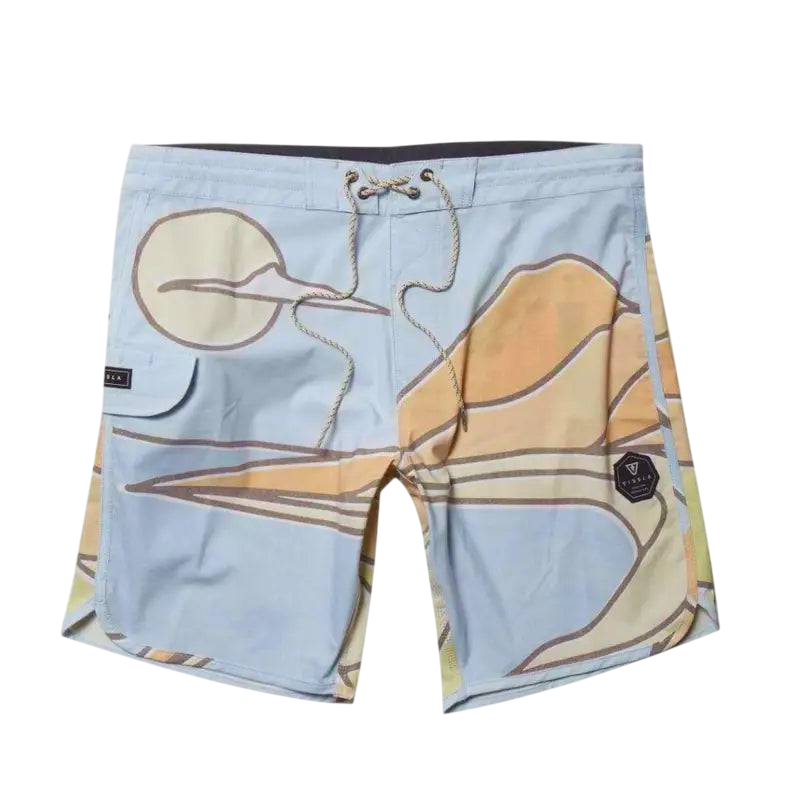 VISSLA Boardshorts Real Fun Eyes 28-31 Aqua Color - CLOTHING - [Surfboards Surf Shop and Clothing Boutique Honolulu]