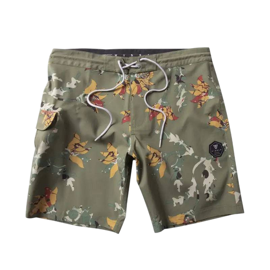 VISSLA Boardshorts Sight Study 18.5"  29-35 Olive - CLOTHING - [Surfboards Surf Shop and Clothing Boutique Honolulu]