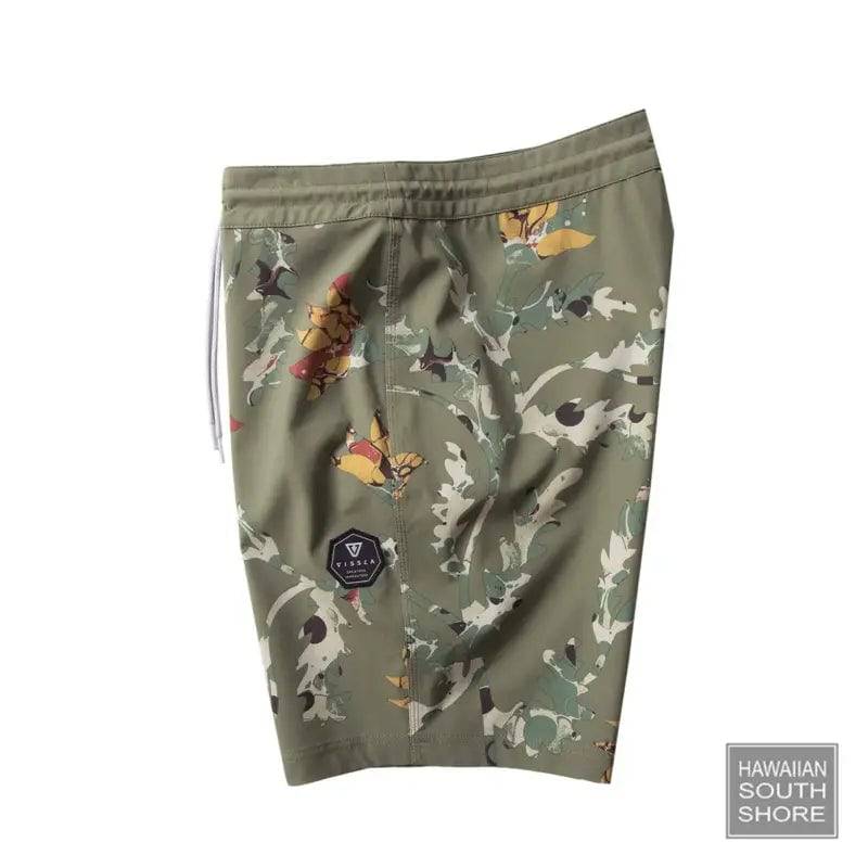 VISSLA Boardshorts Sight Study 18.5"  29-35 Olive - CLOTHING - [Surfboards Surf Shop and Clothing Boutique Honolulu]