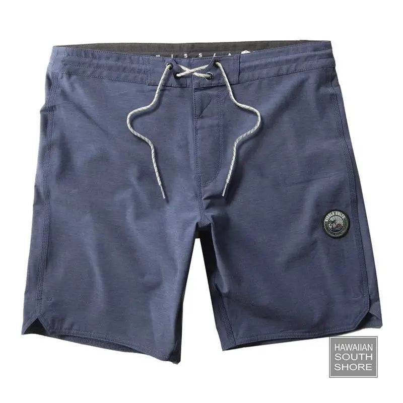 VISSLA Boardshorts Solid Sets 18.5&quot; 28-33 Dark Denim - CLOTHING - [Surfboards Surf Shop and Clothing Boutique Honolulu]