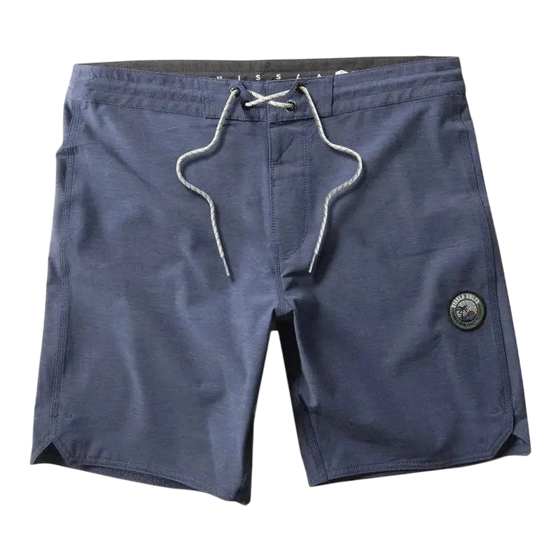 VISSLA Boardshorts Solid Sets 18.5&quot; 28-33 Dark Denim - CLOTHING - [Surfboards Surf Shop and Clothing Boutique Honolulu]