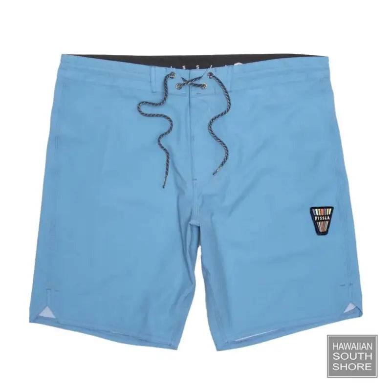 VISSLA Boardshorts Solid Sets 28-33 Breaker Blue Heather Color - CLOTHING - [Surfboards Surf Shop and Clothing Boutique Honolulu]