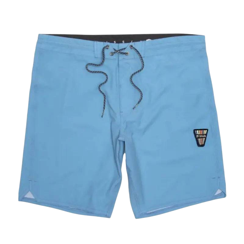 VISSLA Boardshorts Solid Sets 28-33 Breaker Blue Heather Color - CLOTHING - [Surfboards Surf Shop and Clothing Boutique Honolulu]