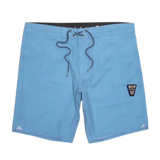 VISSLA Boardshorts Solid Sets 28-33 Breaker Blue Heather Color - CLOTHING - [Surfboards Surf Shop and Clothing Boutique Honolulu]