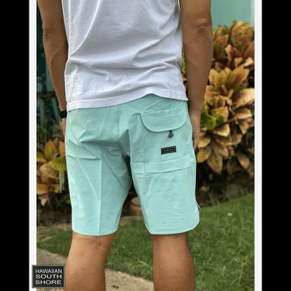 VISSLA Boardshorts Solid Sets 29-32 Jade Heather Color - CLOTHING - [Surfboards Surf Shop and Clothing Boutique Honolulu]