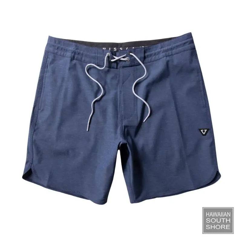 VISSLA Boardshorts STOKE&#39;M 17.5&quot; 32-33 Dark Naval - CLOTHING - [Surfboards Surf Shop and Clothing Boutique Honolulu]