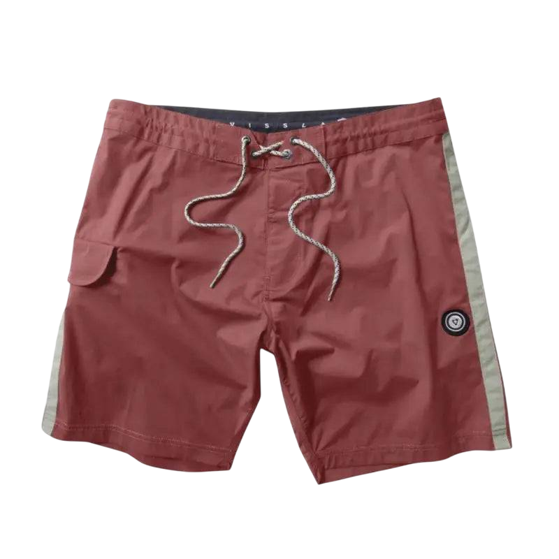 VISSLA Boardshorts TRIP OUT 17.5" Red Wash - CLOTHING - [Surfboards Surf Shop and Clothing Boutique Honolulu]