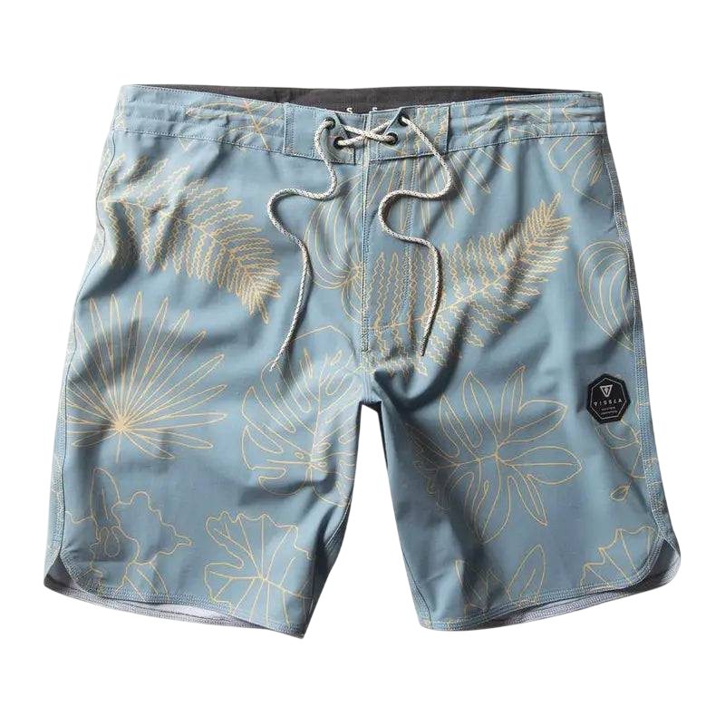 VISSLA Boardshorts Tropical Pleasures 18.5" 29-34 Storm Blue - CLOTHING - [Surfboards Surf Shop and Clothing Boutique Honolulu]