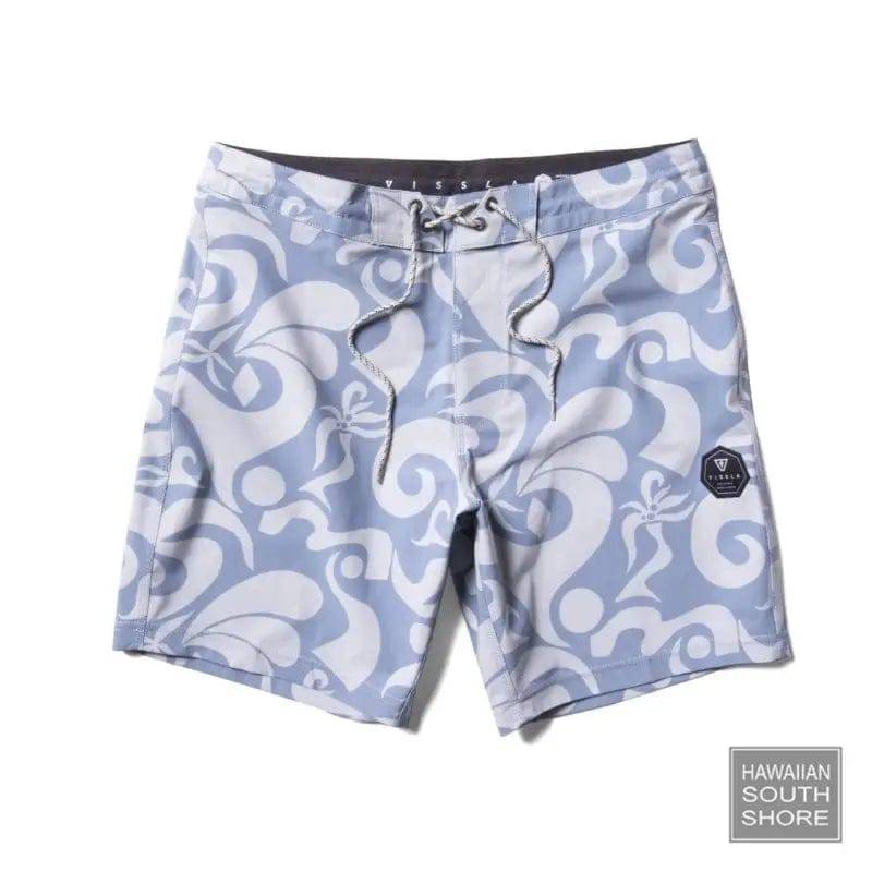 VISSLA Boardshorts TULUM TOWN 17.5&quot; Royal Wash - CLOTHING - [Surfboards Surf Shop and Clothing Boutique Honolulu]