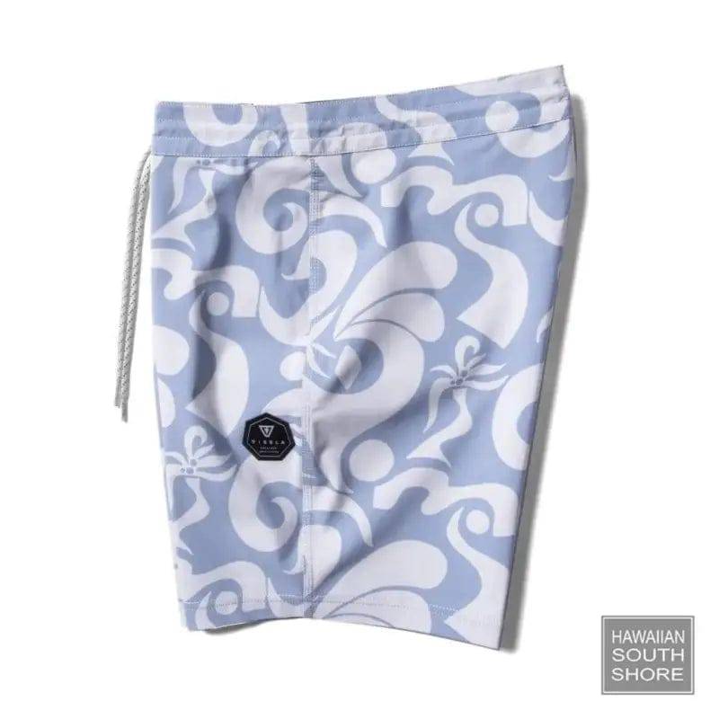 VISSLA Boardshorts TULUM TOWN 17.5" Royal Wash - CLOTHING - [Surfboards Surf Shop and Clothing Boutique Honolulu]