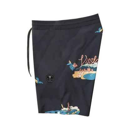 VISSLA Boardshorts Waikikooks 18.5" 30-34 Black - CLOTHING - [Surfboards Surf Shop and Clothing Boutique Honolulu]