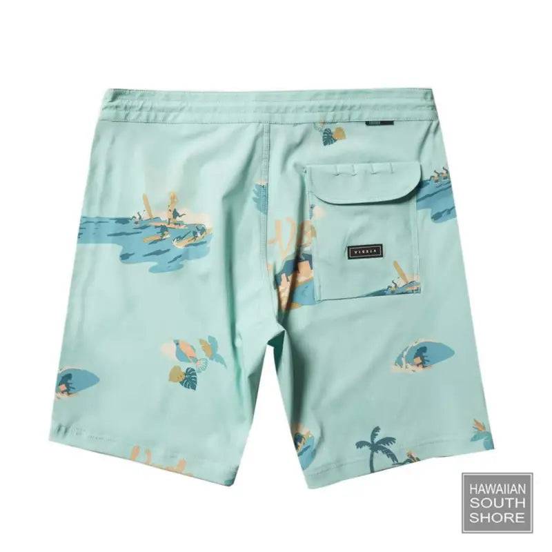 VISSLA Boardshorts Waikikooks 18.5&quot; 31-36 Mint Color - CLOTHING - [Surfboards Surf Shop and Clothing Boutique Honolulu]