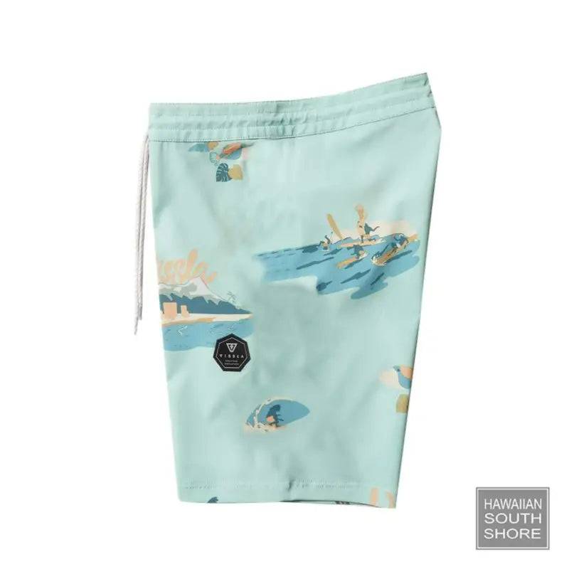 VISSLA Boardshorts Waikikooks 18.5" 31-36 Mint Color - CLOTHING - [Surfboards Surf Shop and Clothing Boutique Honolulu]