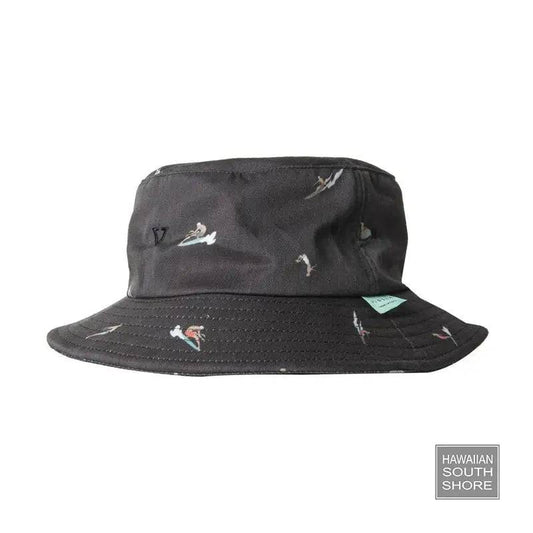 VISSLA Hat Radical Bucket Hat Phantom - CLOTHING - [Surfboards Surf Shop and Clothing Boutique Honolulu]