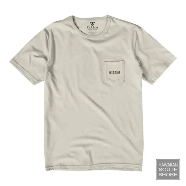 Vissla T-Shirt Aloha Amigo Pocket Mens Small-XLarge Bone - CLOTHING - [Surfboards Surf Shop and Clothing Boutique Honolulu]