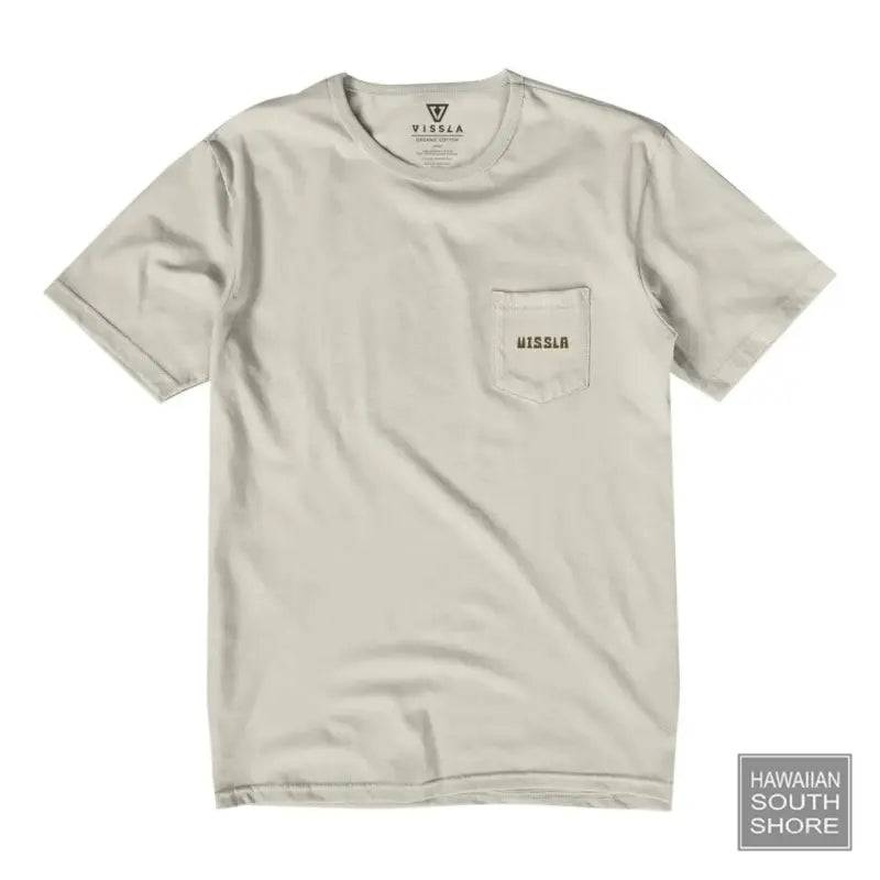 Vissla T-Shirt Aloha Amigo Pocket Mens Small-XLarge Bone - CLOTHING - [Surfboards Surf Shop and Clothing Boutique Honolulu]