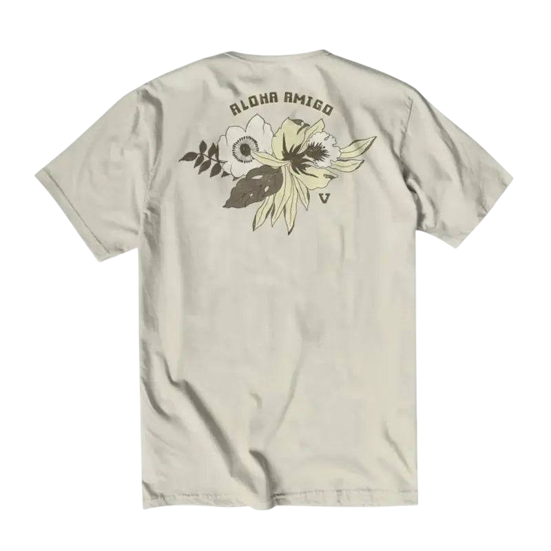 Vissla T-Shirt Aloha Amigo Pocket Mens Small-XLarge Bone - CLOTHING - [Surfboards Surf Shop and Clothing Boutique Honolulu]