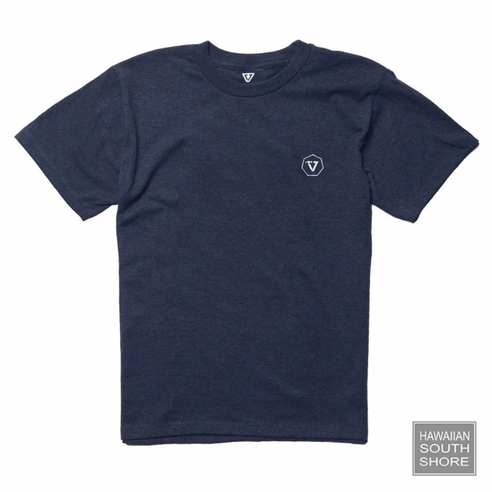 Vissla T-Shirt Creators Cat Youth Small-XLarge Navy Heather - CLOTHING - [Surfboards Surf Shop and Clothing Boutique Honolulu]