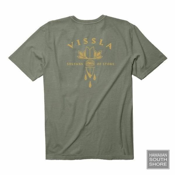 Vissla T-Shirt Dagger Pocket Mens Small-XLarge Army - CLOTHING - [Surfboards Surf Shop and Clothing Boutique Honolulu]