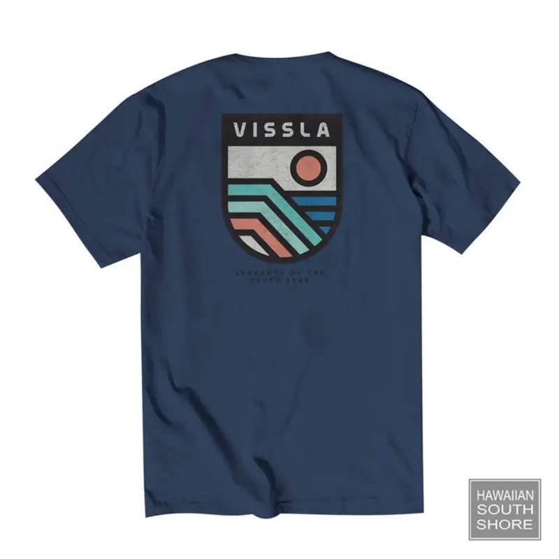 Vissla T-Shirt Elevation Pocket Mens Small-XLarge Dark Denim - CLOTHING - [Surfboards Surf Shop and Clothing Boutique Honolulu]