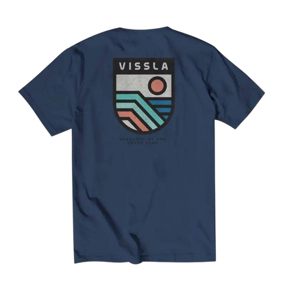 Vissla T-Shirt Elevation Pocket Mens Small-XLarge Dark Denim - CLOTHING - [Surfboards Surf Shop and Clothing Boutique Honolulu]