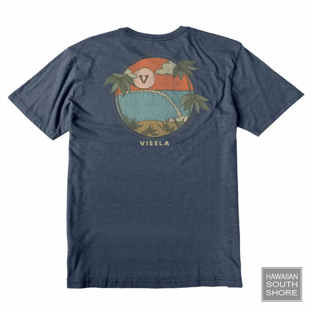 Vissla T-Shirt Hideway Youth Small-XLarge Navy Heather - CLOTHING - [Surfboards Surf Shop and Clothing Boutique Honolulu]