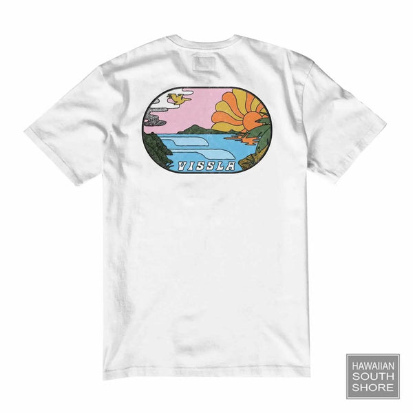 Vissla T-Shirt Portal Pocket Mens Small-XLarge White - CLOTHING - [Surfboards Surf Shop and Clothing Boutique Honolulu]