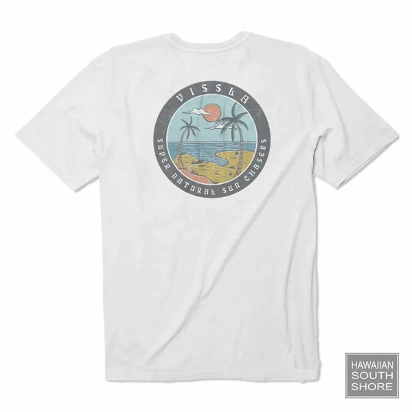 Vissla T-Shirt Super Natural Pocket Mens Small-XLarge White - CLOTHING - [Surfboards Surf Shop and Clothing Boutique Honolulu]