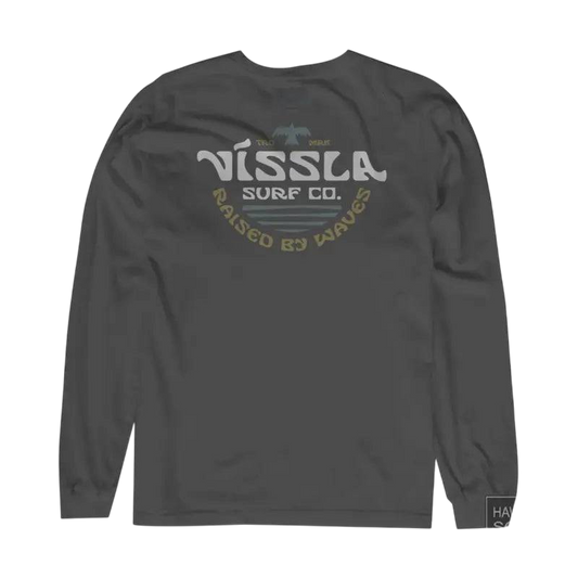 Vissla T-Shirt West Wind Men's Long Sleeves Medium-Large Phantom - CLOTHING - [Surfboards Surf Shop and Clothing Boutique Honolulu]