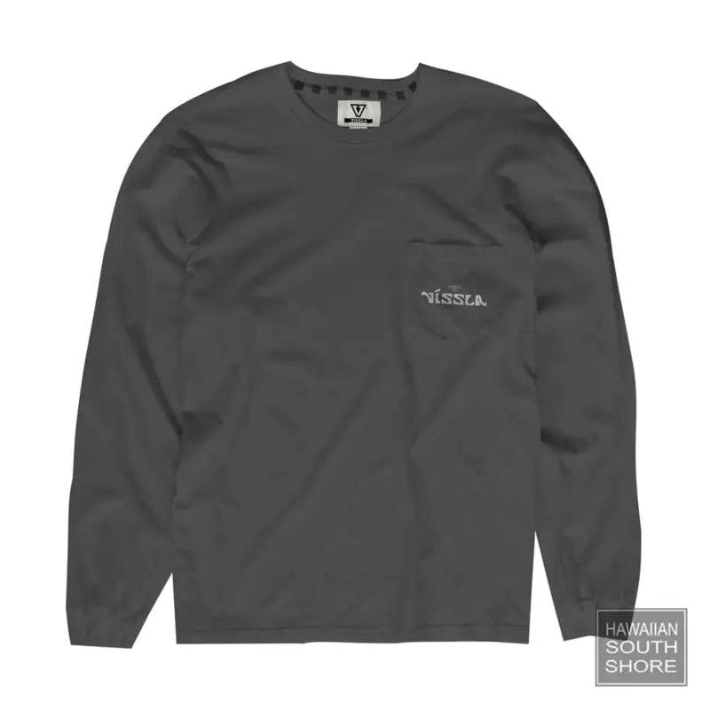 Vissla T-Shirt West Wind Men's Long Sleeves Medium-Large Phantom - CLOTHING - [Surfboards Surf Shop and Clothing Boutique Honolulu]