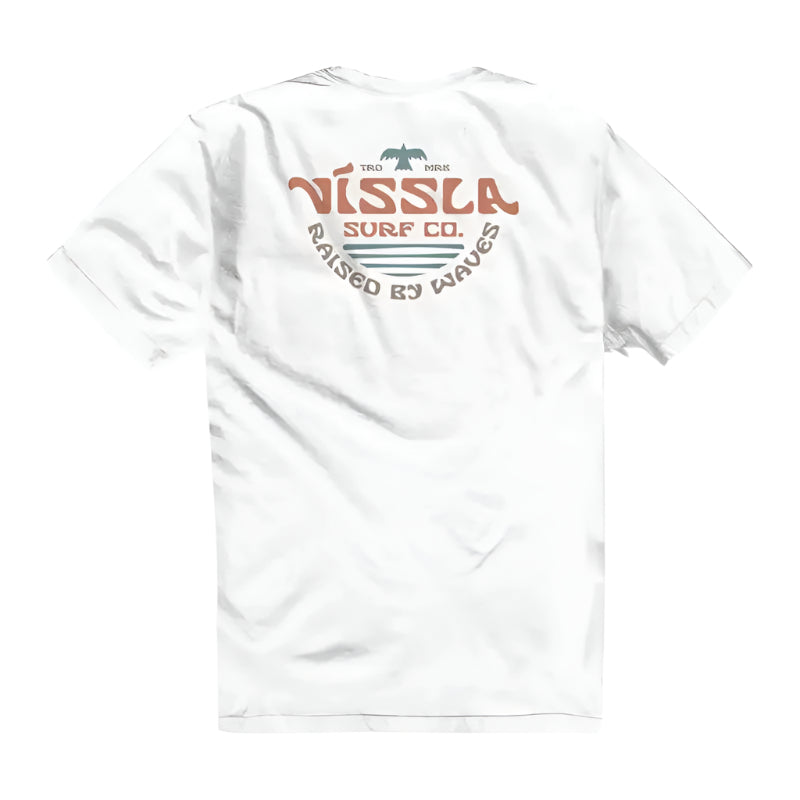 Vissla T-Shirt West Wind Pocket Mens Medium-XLarge White - CLOTHING - [Surfboards Surf Shop and Clothing Boutique Honolulu]