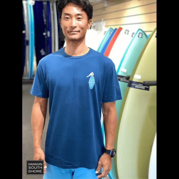 Vissla Tshirt CASINO VINTAGE WASH Adult Small-XLarge Blue - CLOTHING - [Surfboards Surf Shop and Clothing Boutique Honolulu]