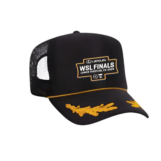 Florence Marine X Vissla WSL Finals Hat Trucker Black - SHOP SURF ACC. - [Surfboards Surf Shop and Clothing Boutique Honolulu]