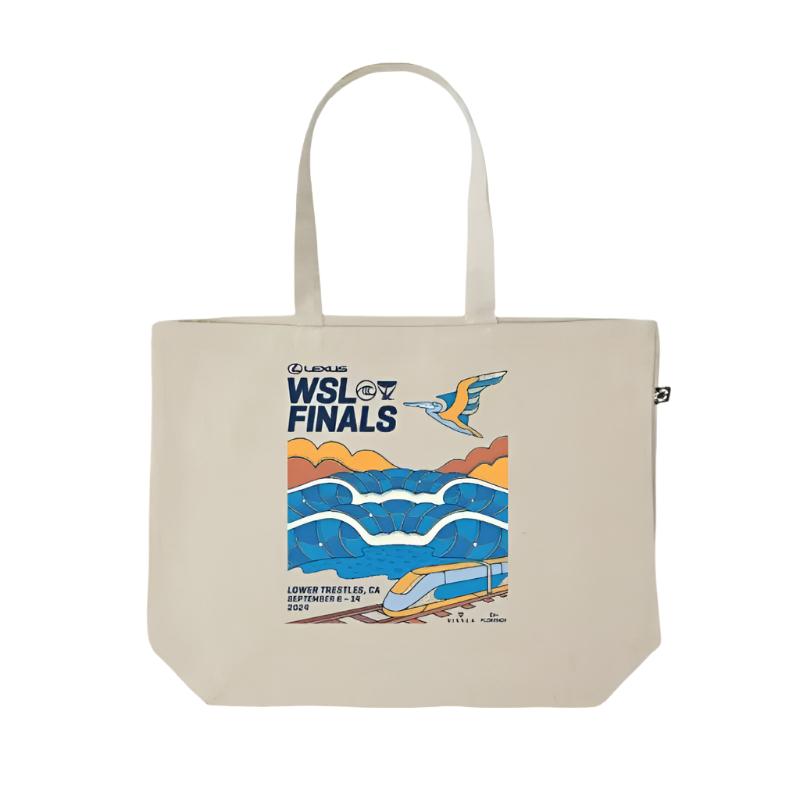 Florence Marine X Vissla WSL Finals Tote Bag Bone - BAG - [Surfboards Surf Shop and Clothing Boutique Honolulu]