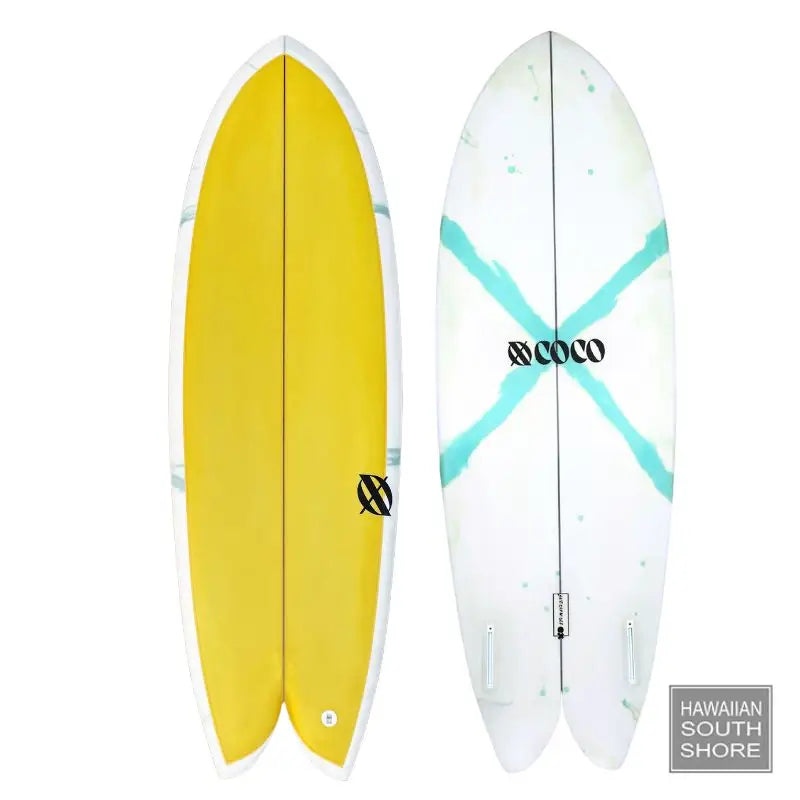 5’1 x 19.63 2.34 V28.8 Yellow Sun Shortboard Surfboards Surf Shop and Clothing Boutique Honolulu