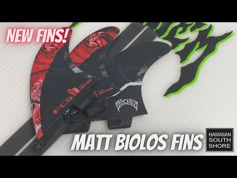 FCS II MATT BIOLOS 3-Fin PC Carbon Large Reactor Template